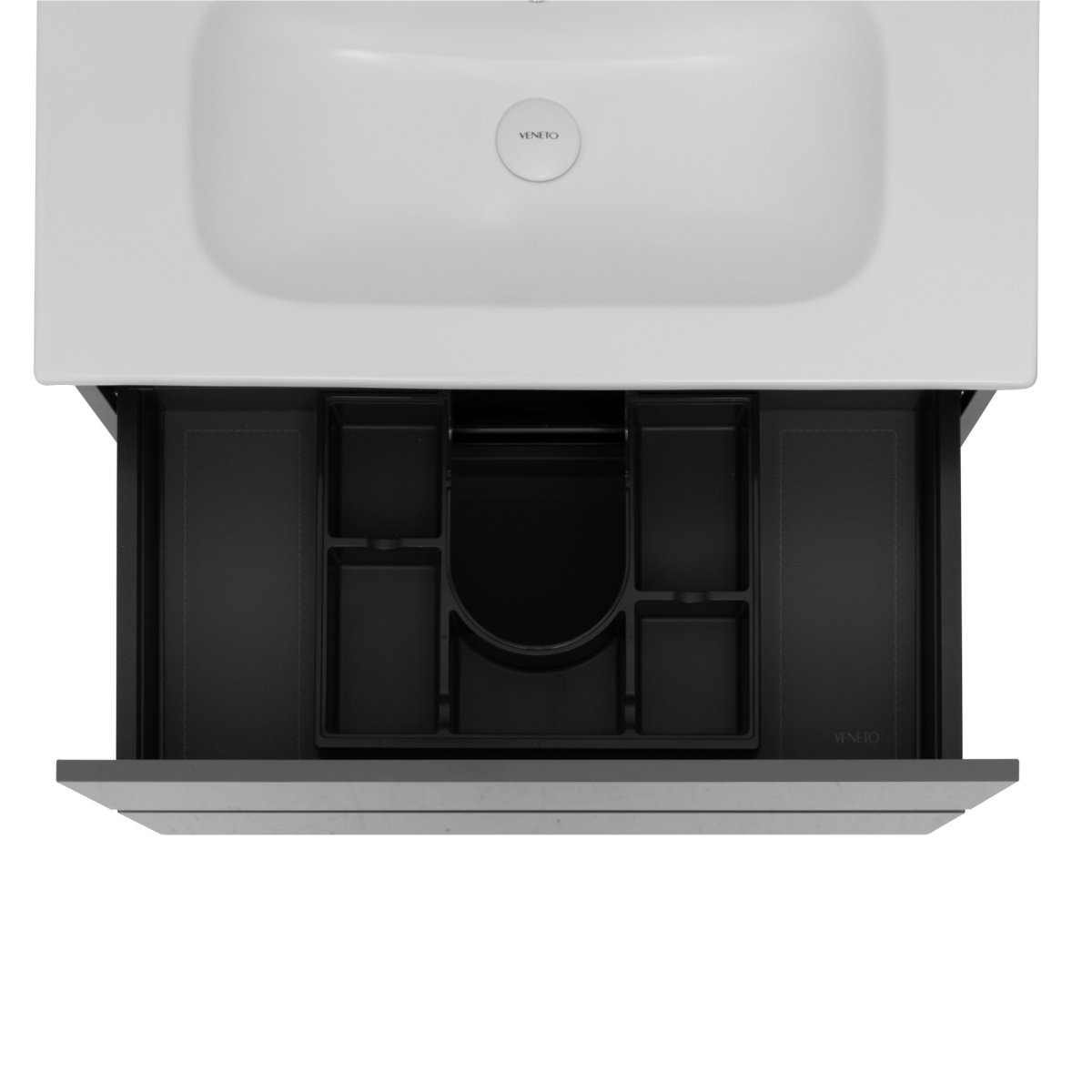 32 Inch Matte Dust Gray Veneto Floating Bathroom Vanity