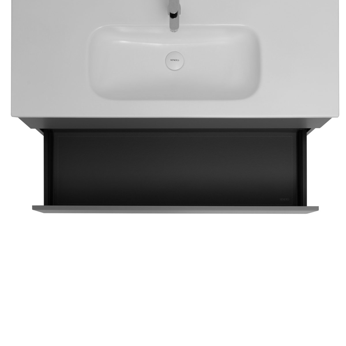 48 Inch Matte Dust Gray Veneto Floating Bathroom Vanity