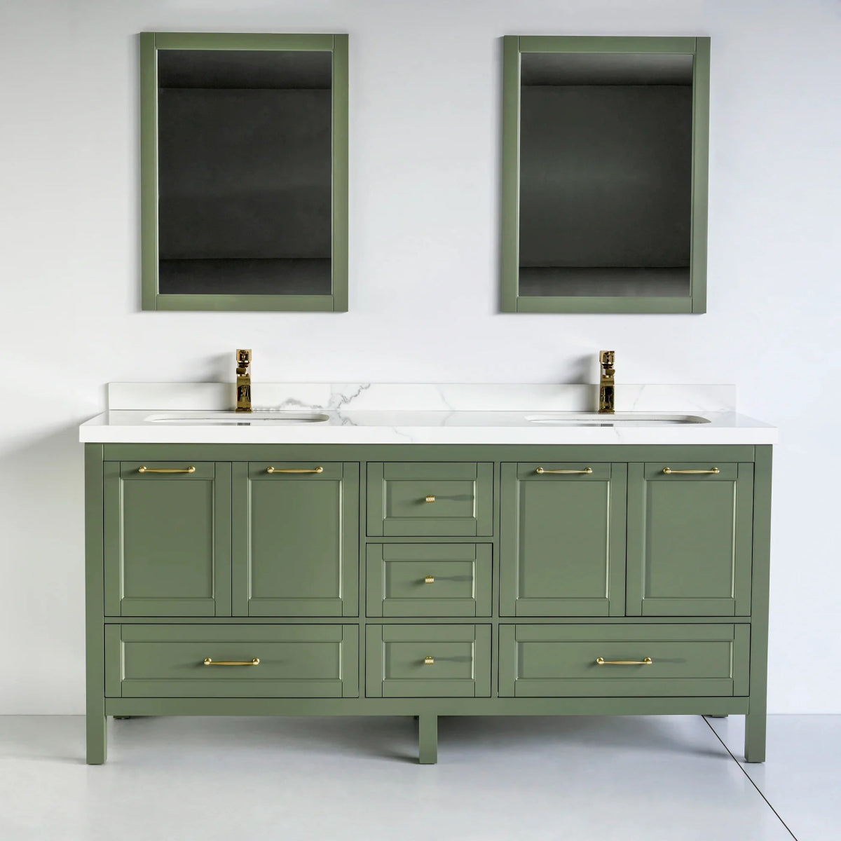 72 Inch Green Selena Bathroom Vanity - aksesuardesign