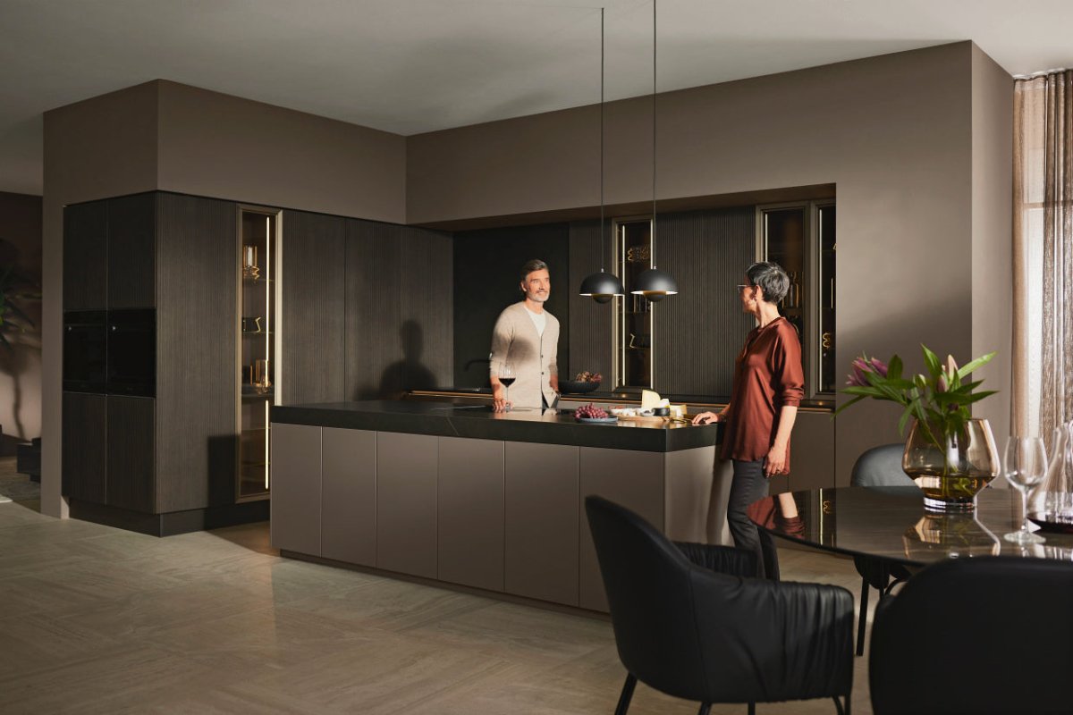 Neo LODGE Eiche geschwärzt / Soft Lack - Magma softmatt - aksesuardesign