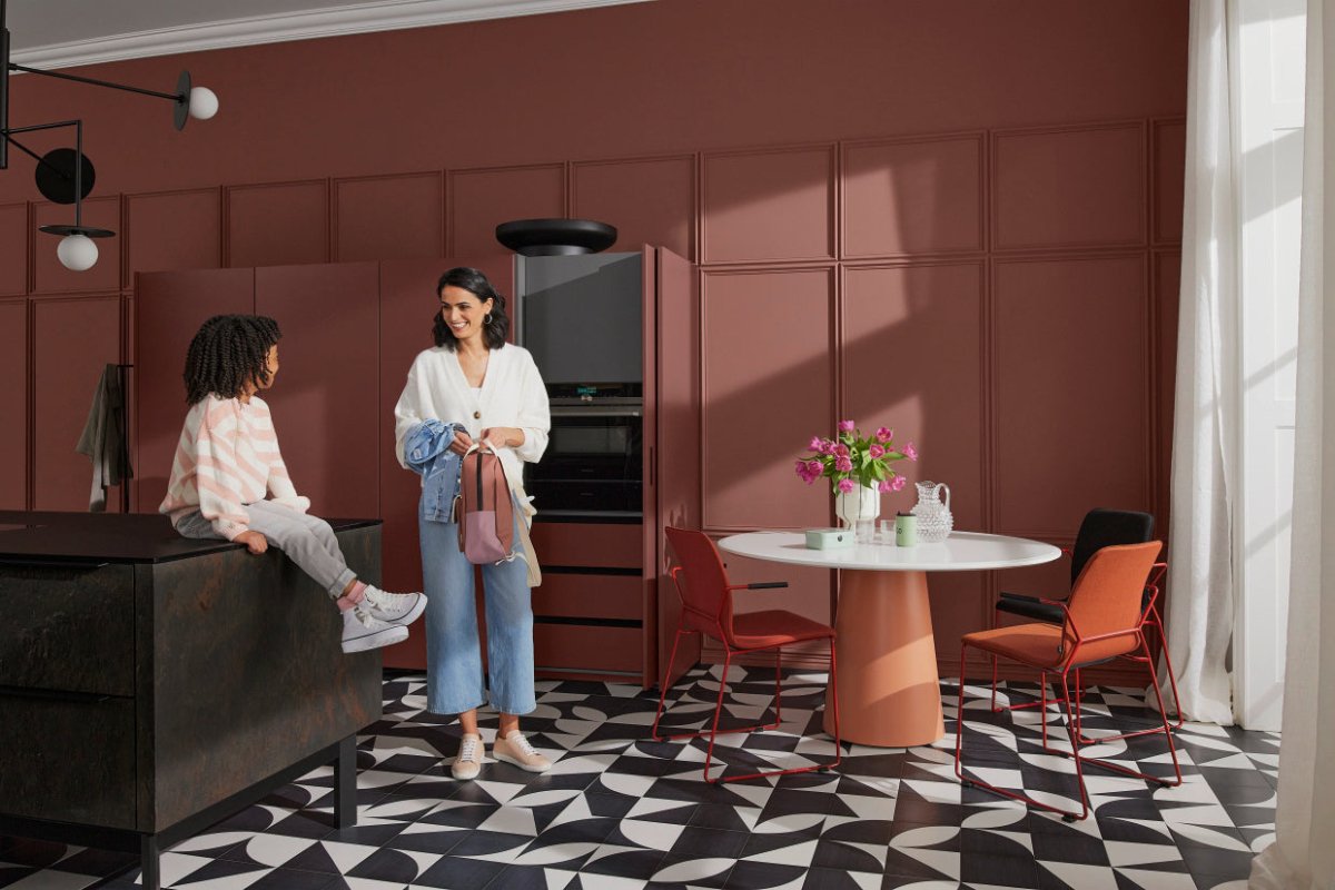 Neo SLATE - Schiefer Schwarz - Rosato / Soft Lack - Hennarot - aksesuardesign