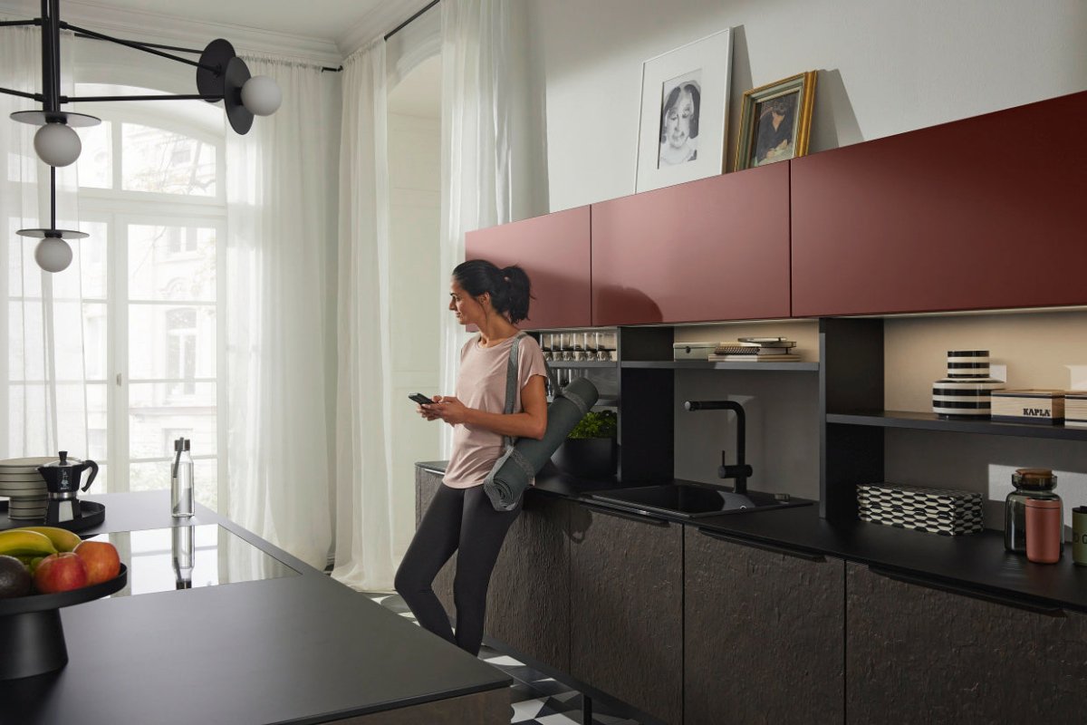 Neo SLATE - Schiefer Schwarz - Rosato / Soft Lack - Hennarot - aksesuardesign