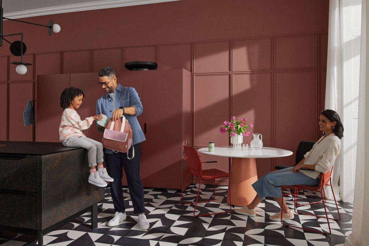 Neo SLATE - Schiefer Schwarz - Rosato / Soft Lack - Hennarot - aksesuardesign
