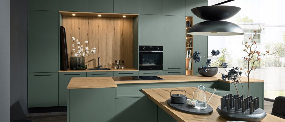 Green Island Kitchens with Nolte: Eco-Friendly Materials & Design - Aksesuar Design
