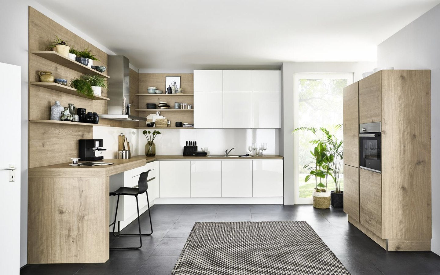 Choose this design for a natural kitchen