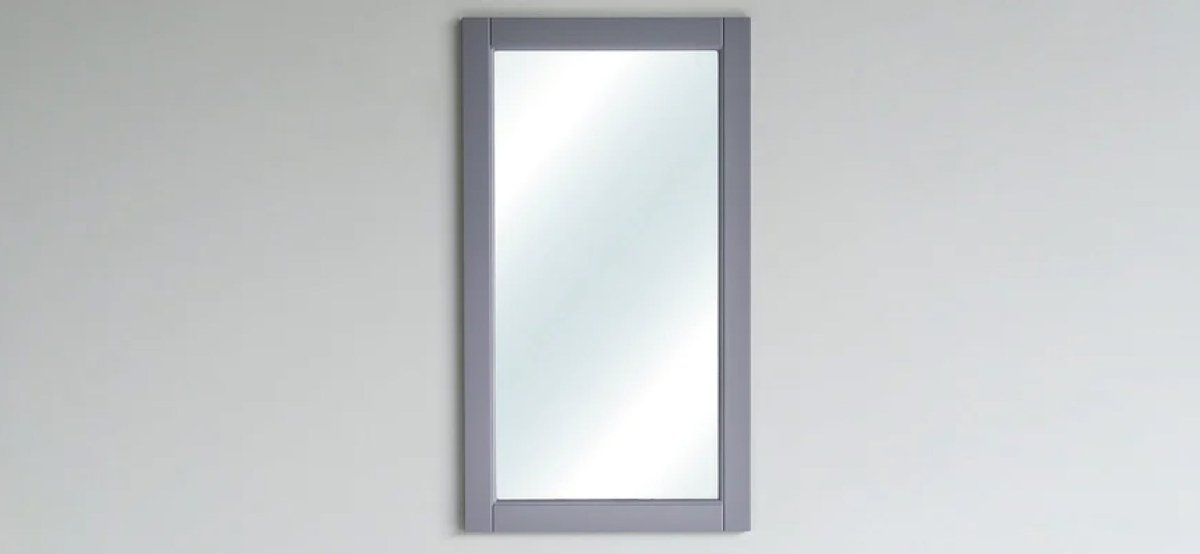 18 Inch Gray Selena Mirror