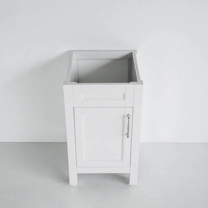 18 Inch White Selena Bathroom Vanity - aksesuardesign