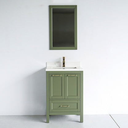 24 Inch Green Selena Bathroom Vanity