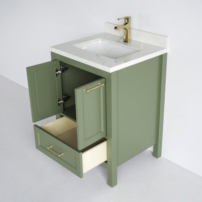 24 Inch Green Selena Bathroom Vanity