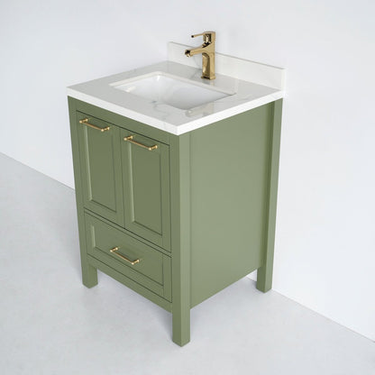 24 Inch Green Selena Bathroom Vanity