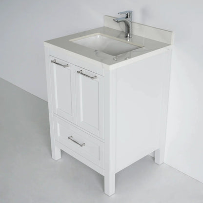 24 Inch White Selena Bathroom Vanity