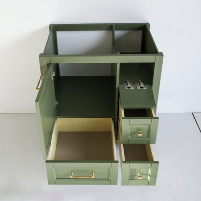 30 Inch Green Selena Bathroom Vanity