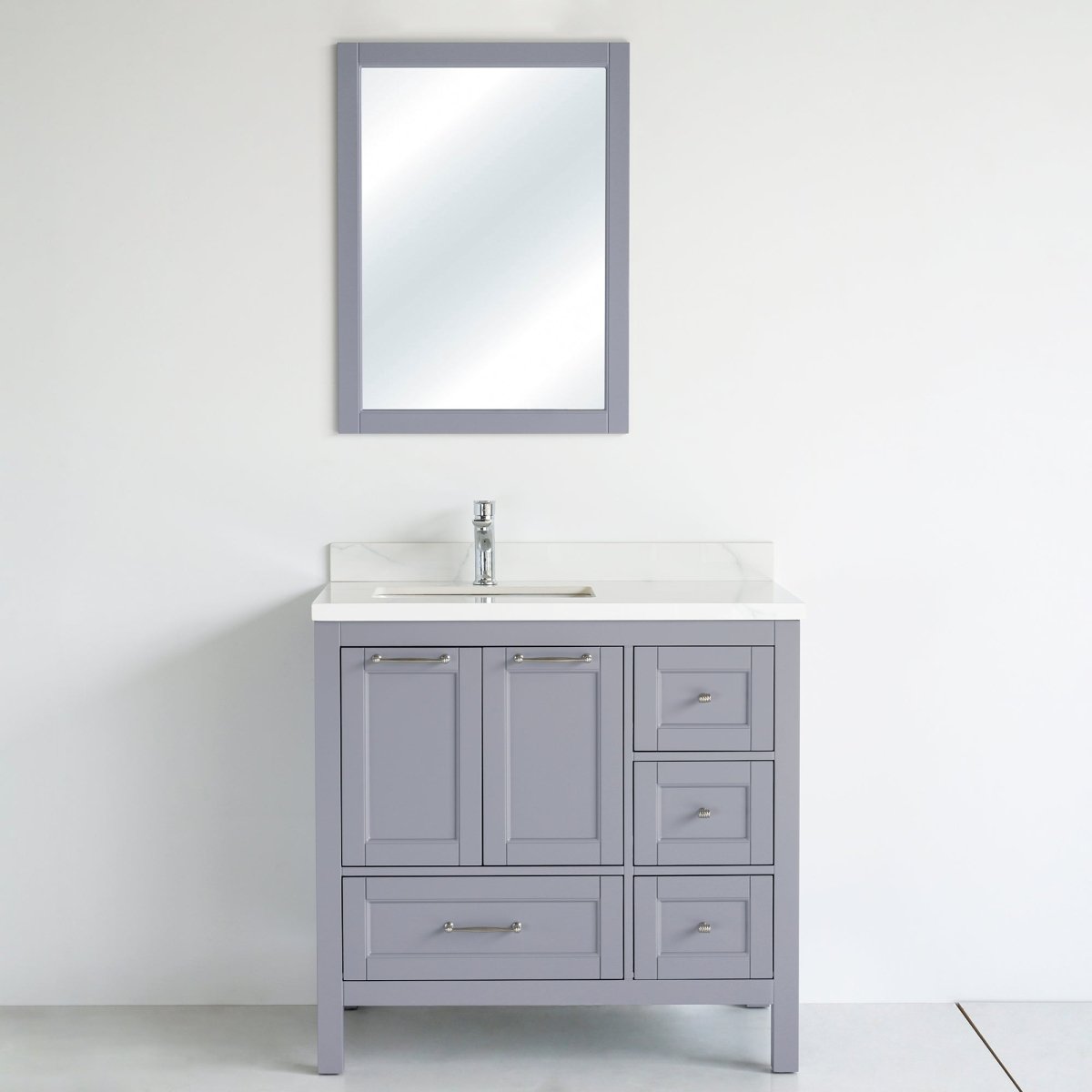 36 Inch Gray Selena Bathroom Vanity