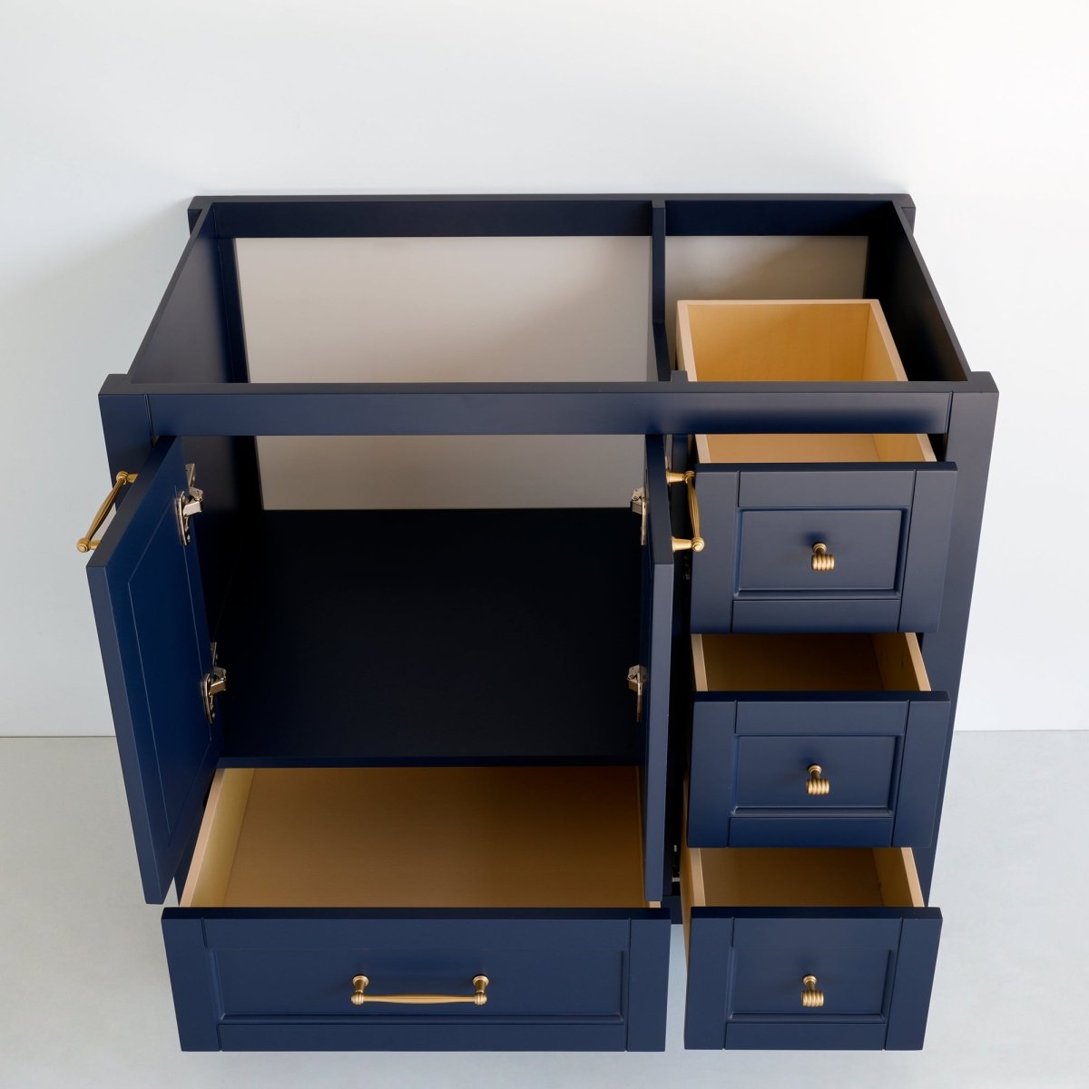 36 Inch Navy Blue Selena Bathroom Vanity - aksesuardesign