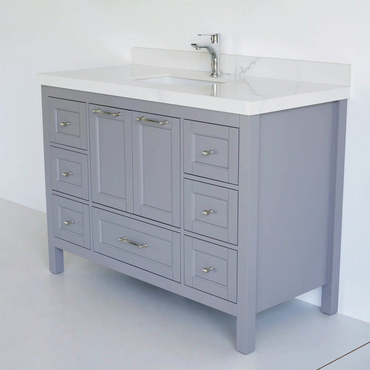 48 Inch Gray Selena Bathroom Vanity