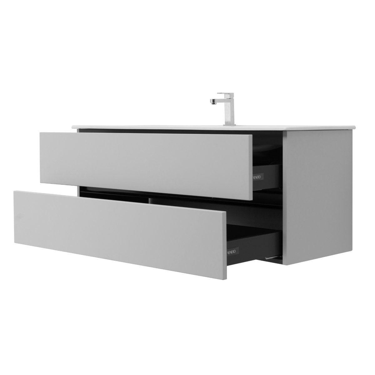 48 Inch Matte Cashmere Veneto Floating Bathroom Vanity - aksesuardesign