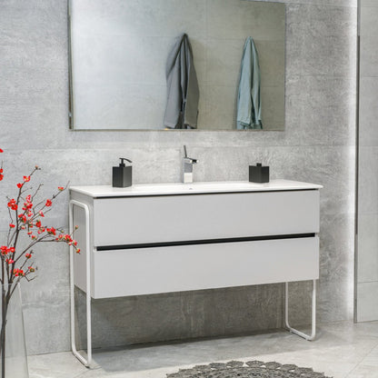 48 Inch Matte Cashmere Veneto Floating Bathroom Vanity - aksesuardesign