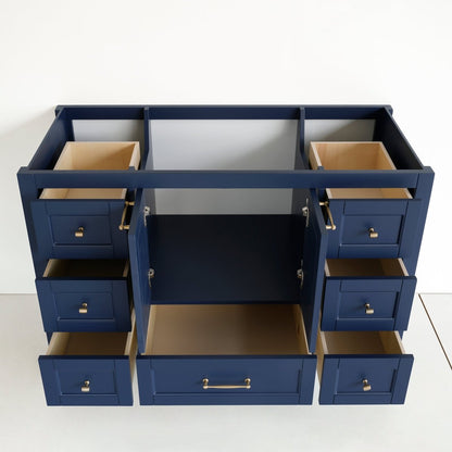 48 Inch Navy Blue Selena Bathroom Vanity - aksesuardesign