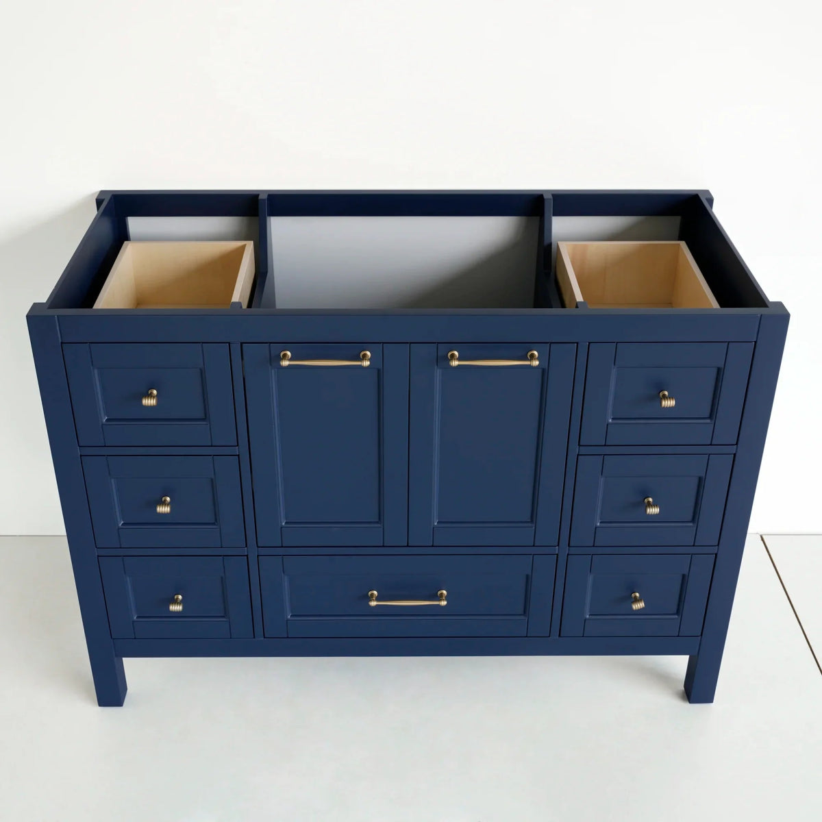 48 Inch Navy Blue Selena Bathroom Vanity - aksesuardesign