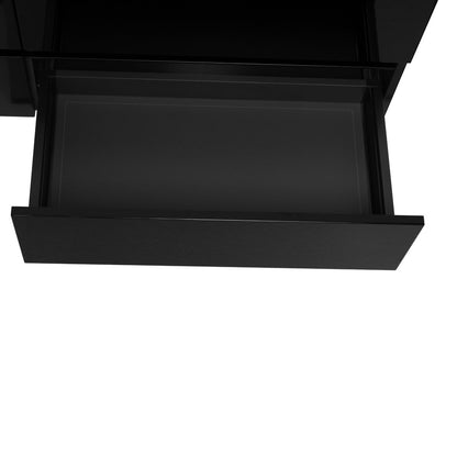 60 Inch High Gloss Black Veneto Floating Bathroom Vanity - aksesuardesign