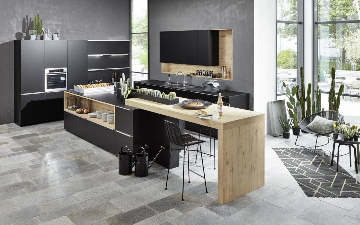 A kitchen island with fascinating contrasts - aksesuardesign