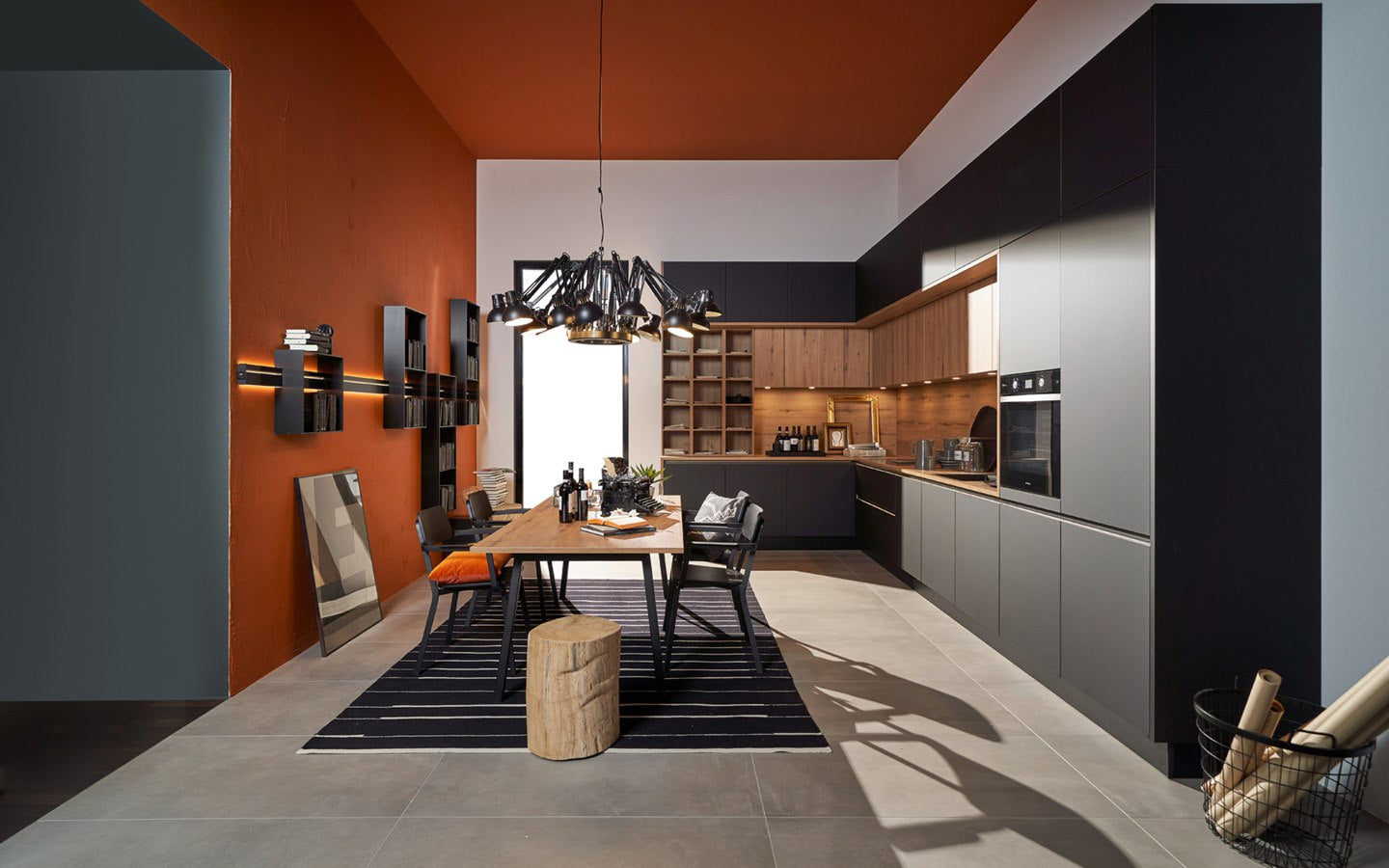 Black: the trend colour in kitchen design