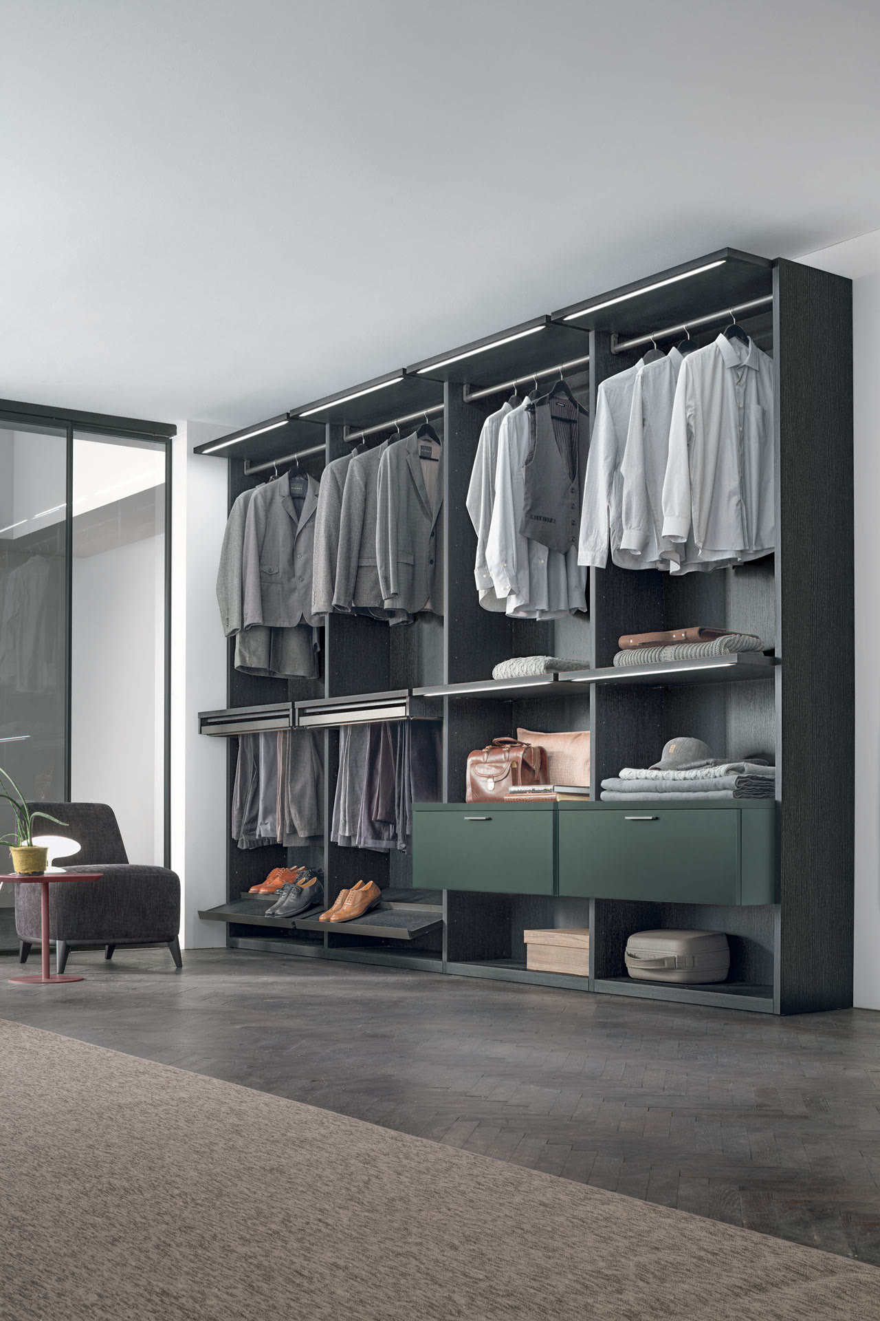 Closet with Doxa.